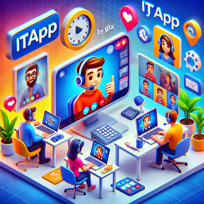 Echipa ITAPP oferind suport tehnic remote clienților